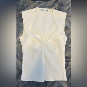 Zara Ivory Blouse
